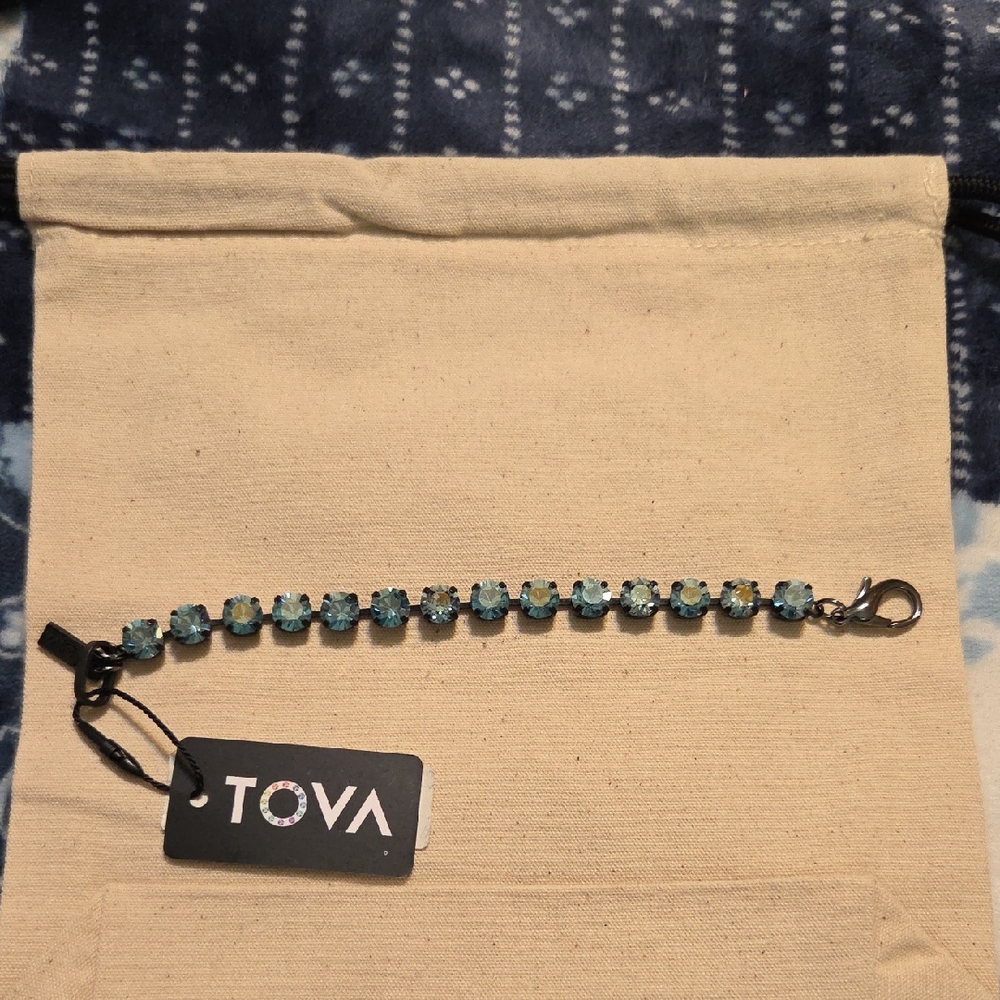 TOVA Jet Aqua Champagne Bracelet